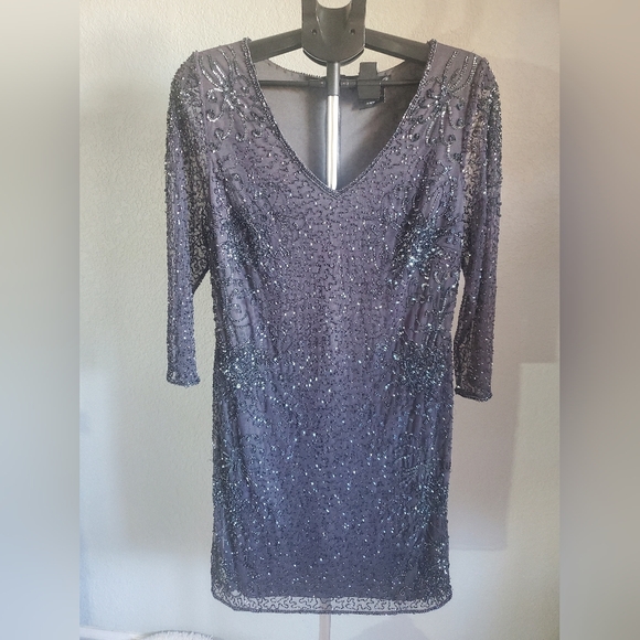 Pisarro Nights Beaded Midi Dress - Picture 3 of 10
